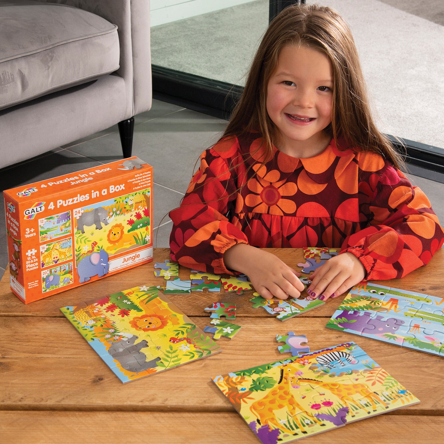 4 Puzzles in a Box - Jungle