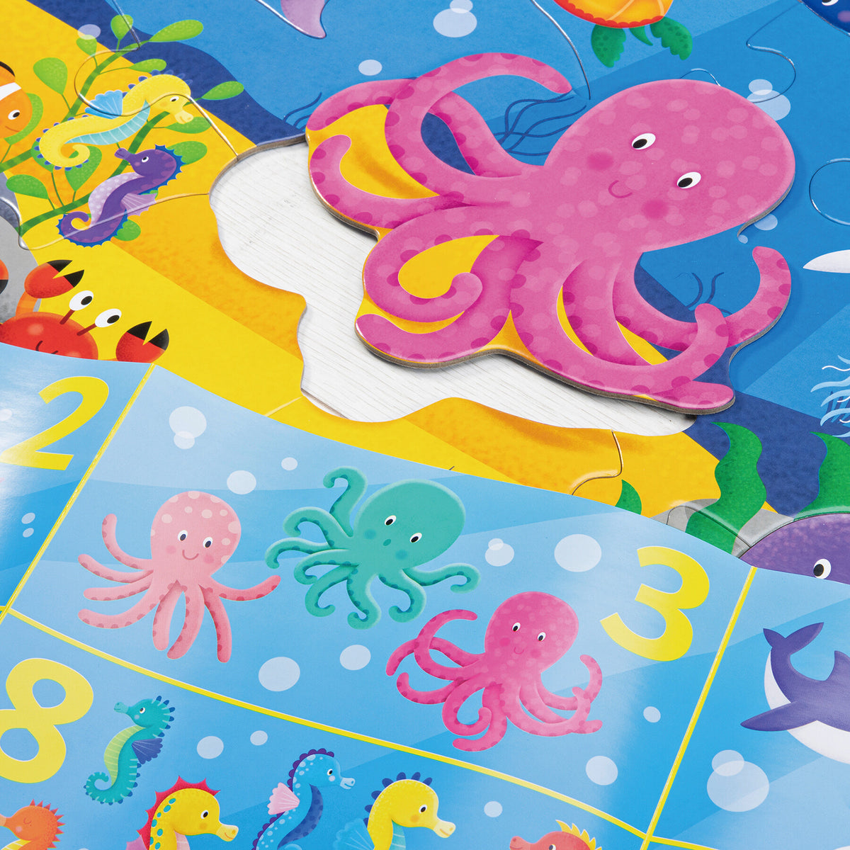Giant Floor Puzzle: Counting Creatures
