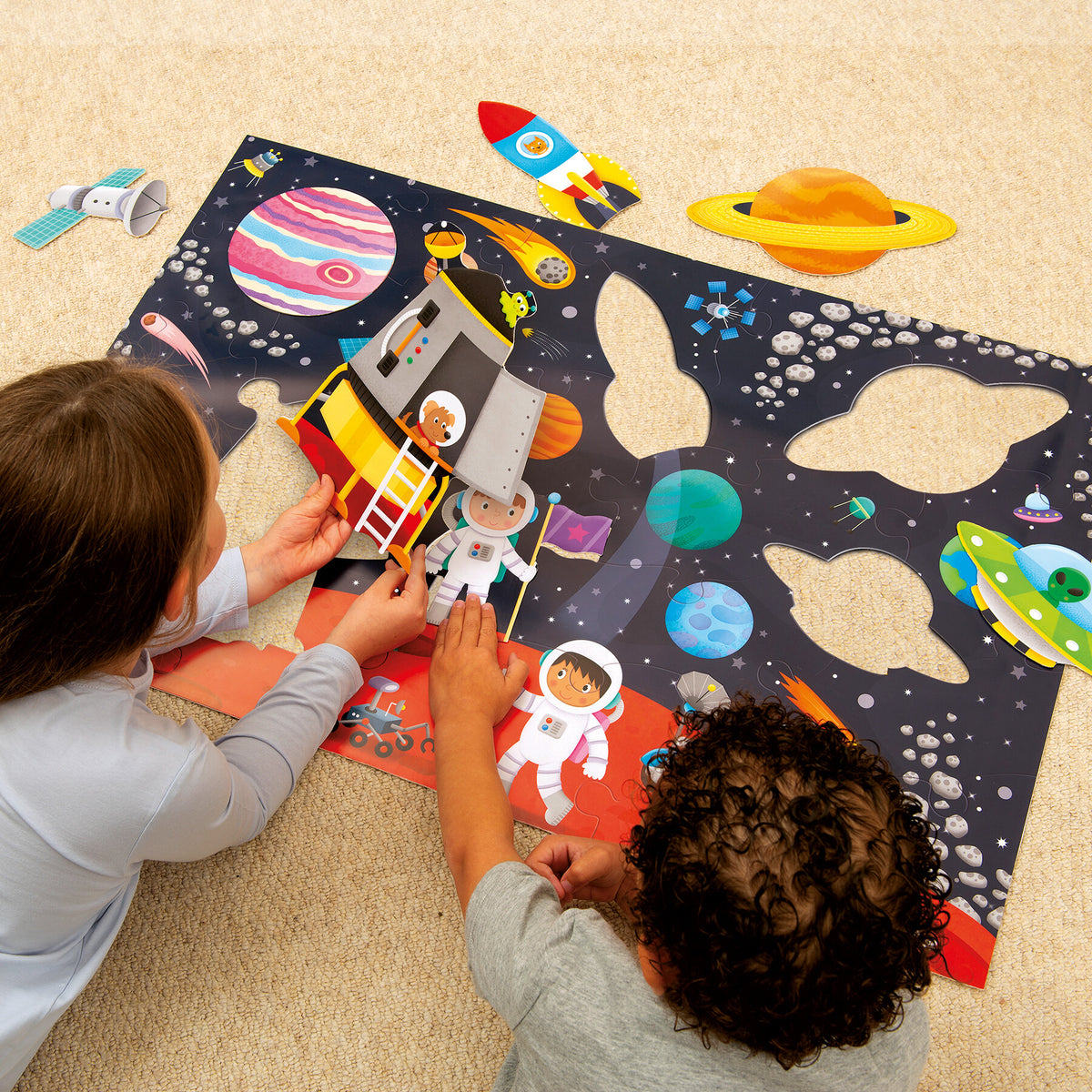 Giant Floor Puzzle: Space
