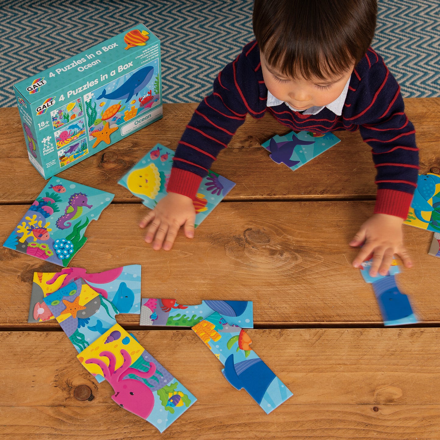 4 Puzzles in a Box - Ocean