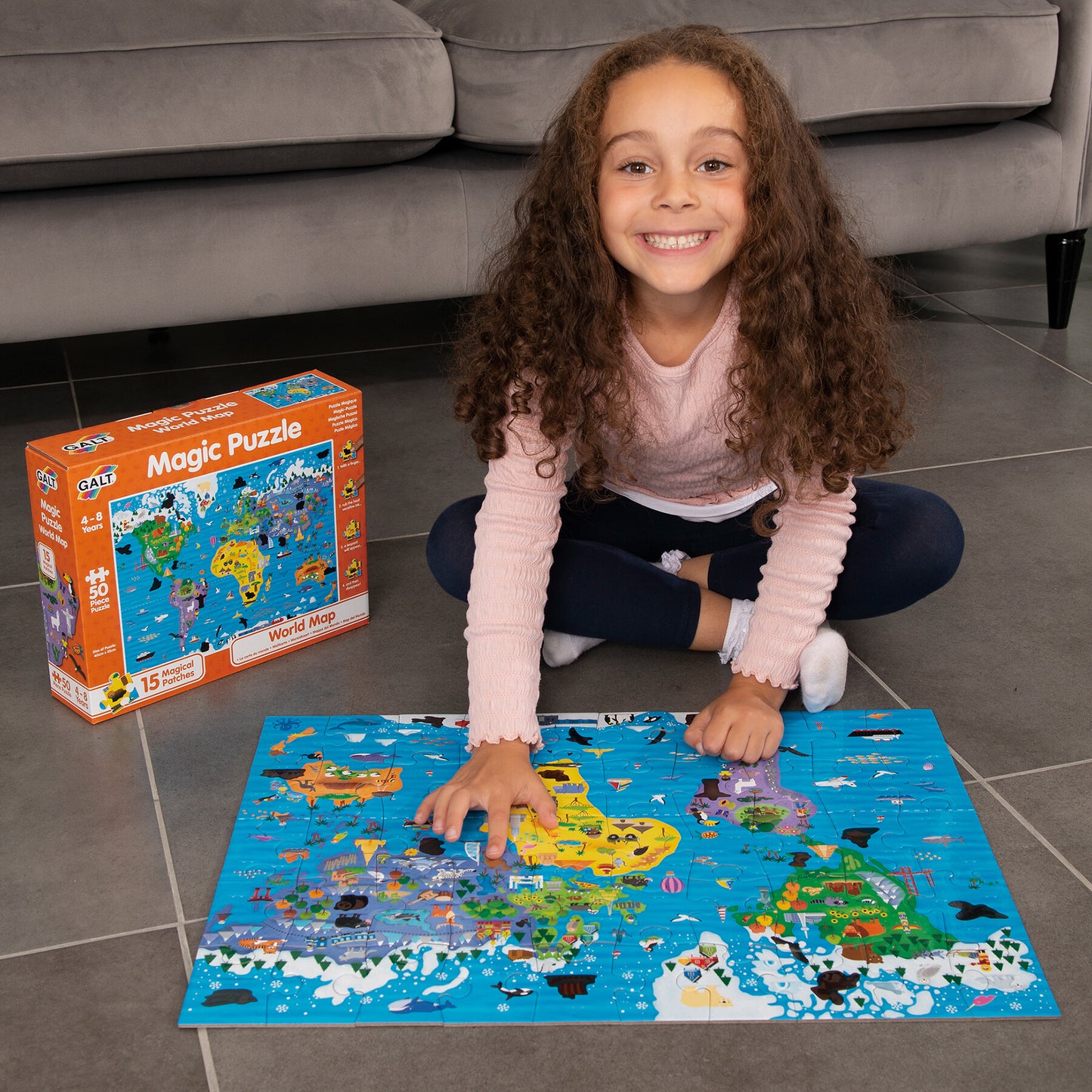 Magic Puzzle: World Map
