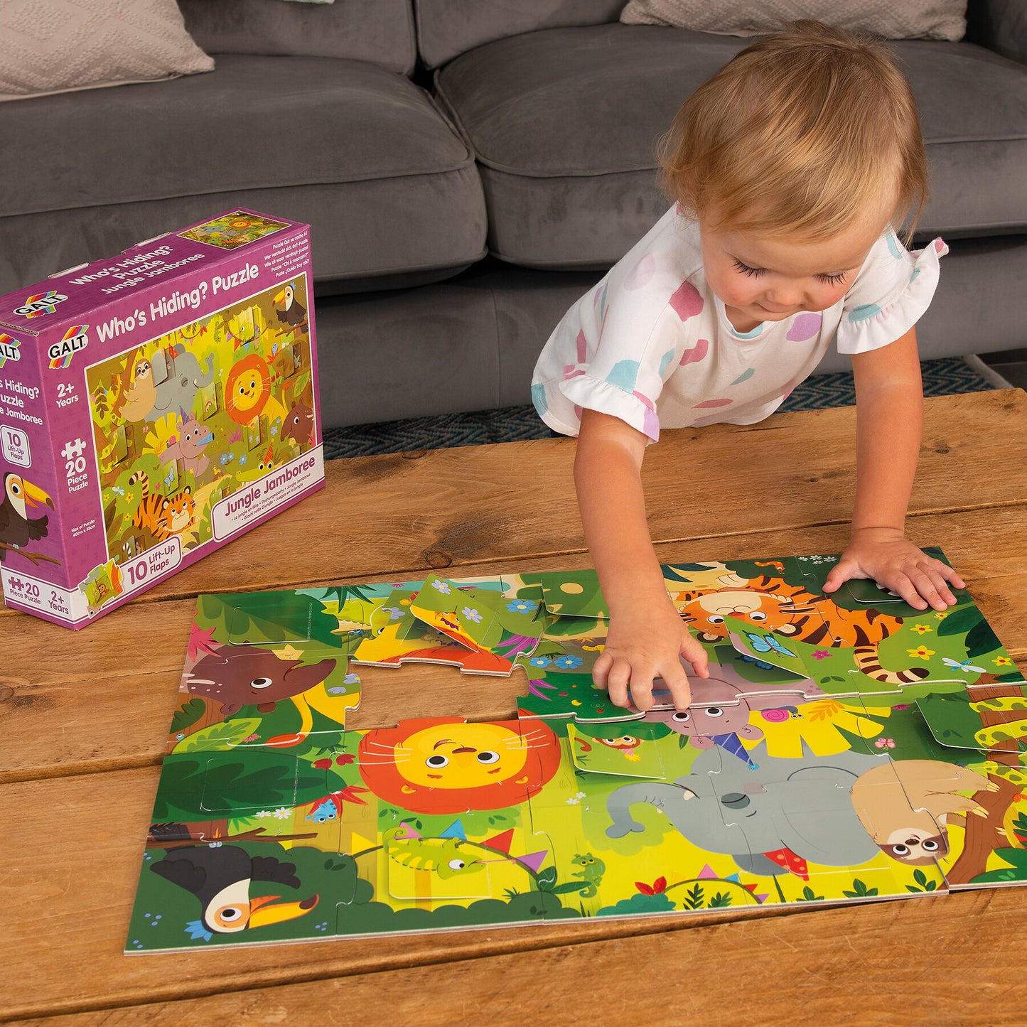 Who's Hiding? Puzzle: Jungle Jamboree