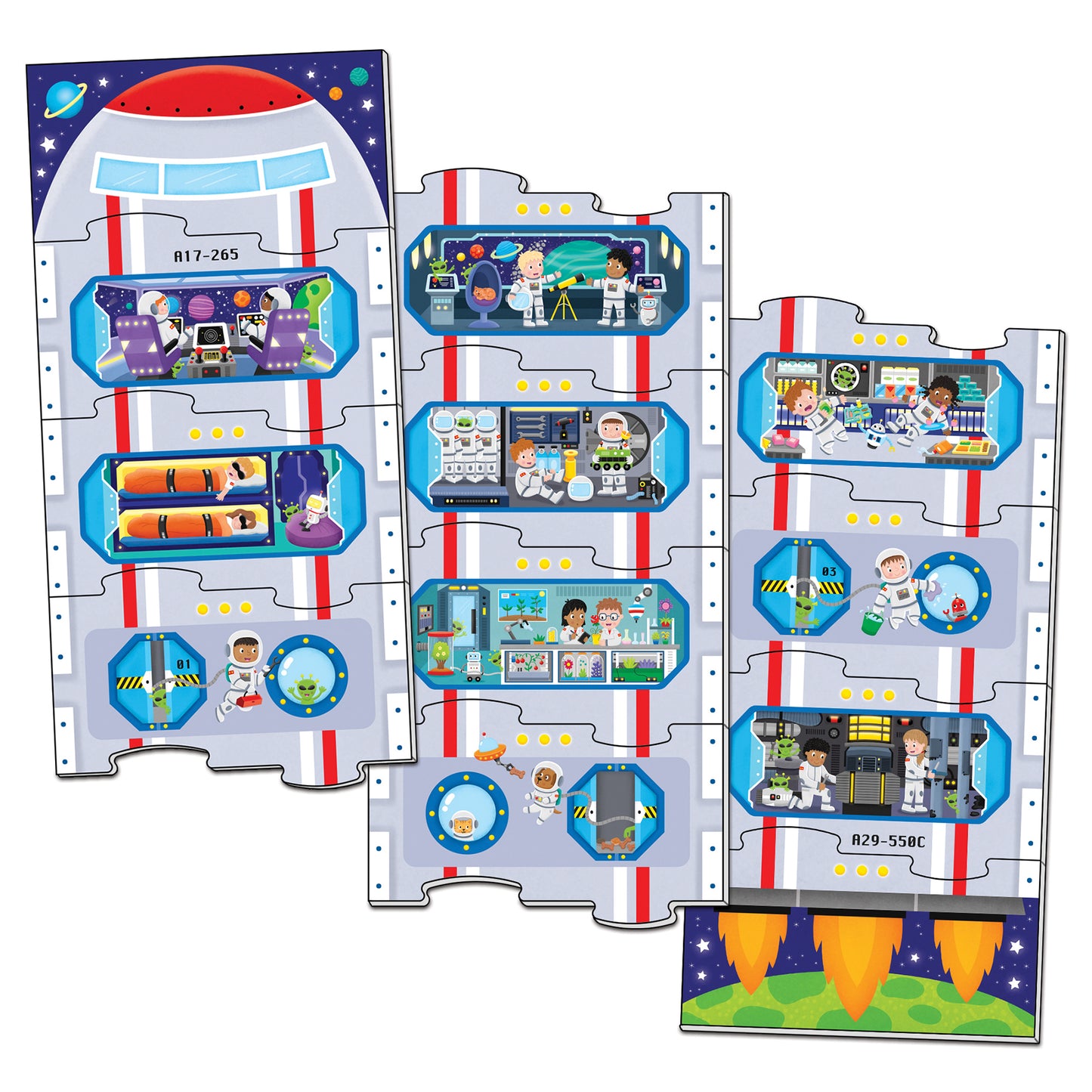 Tower Puzzle: Space Shuttle