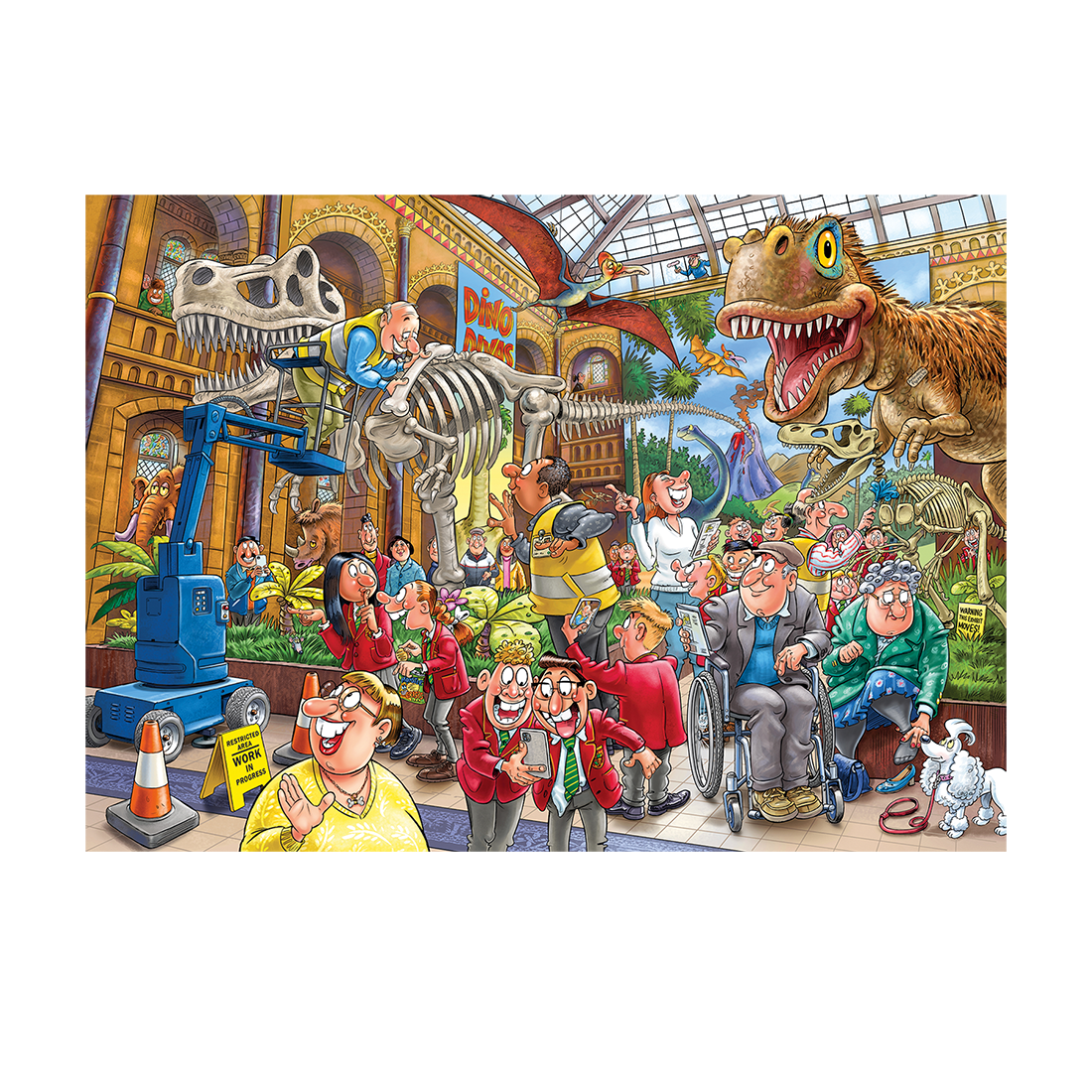Wasgij Mystery 24 - Blight at the museum! (1000 pieces)
