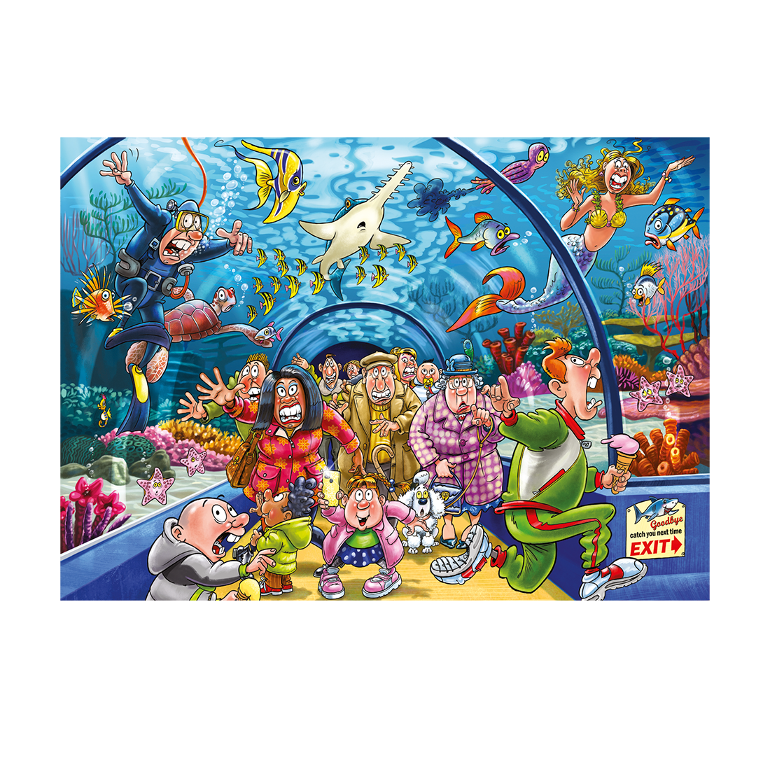 Wasgij Original 43 - Ça sent le poisson ! (1000 pièces)