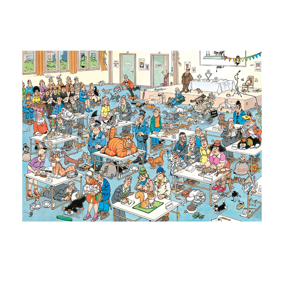 Jan van Haasteren - Concours de beauté félin (1000 pieces)