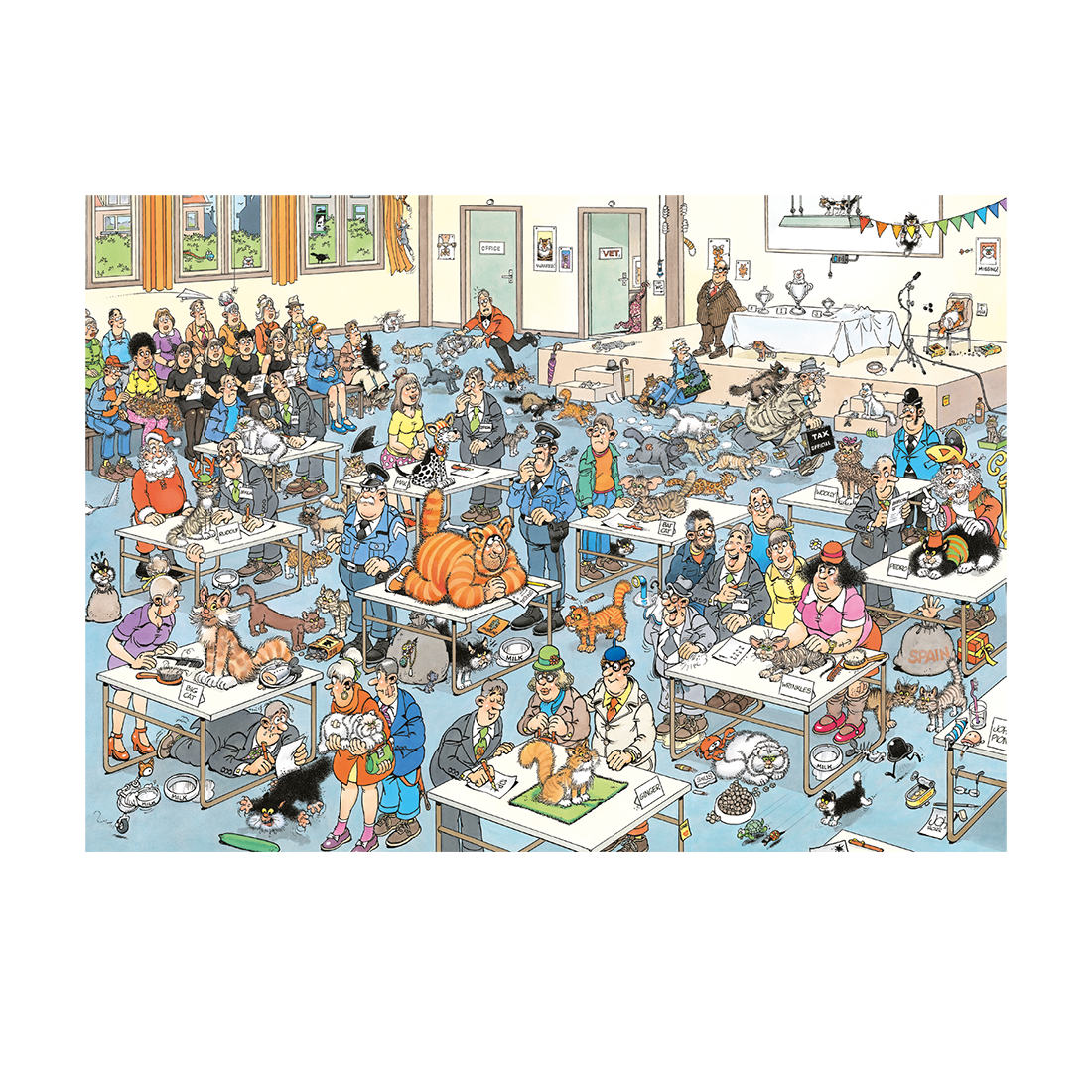 Jan van Haasteren - Concours de beauté félin (2000 pieces)