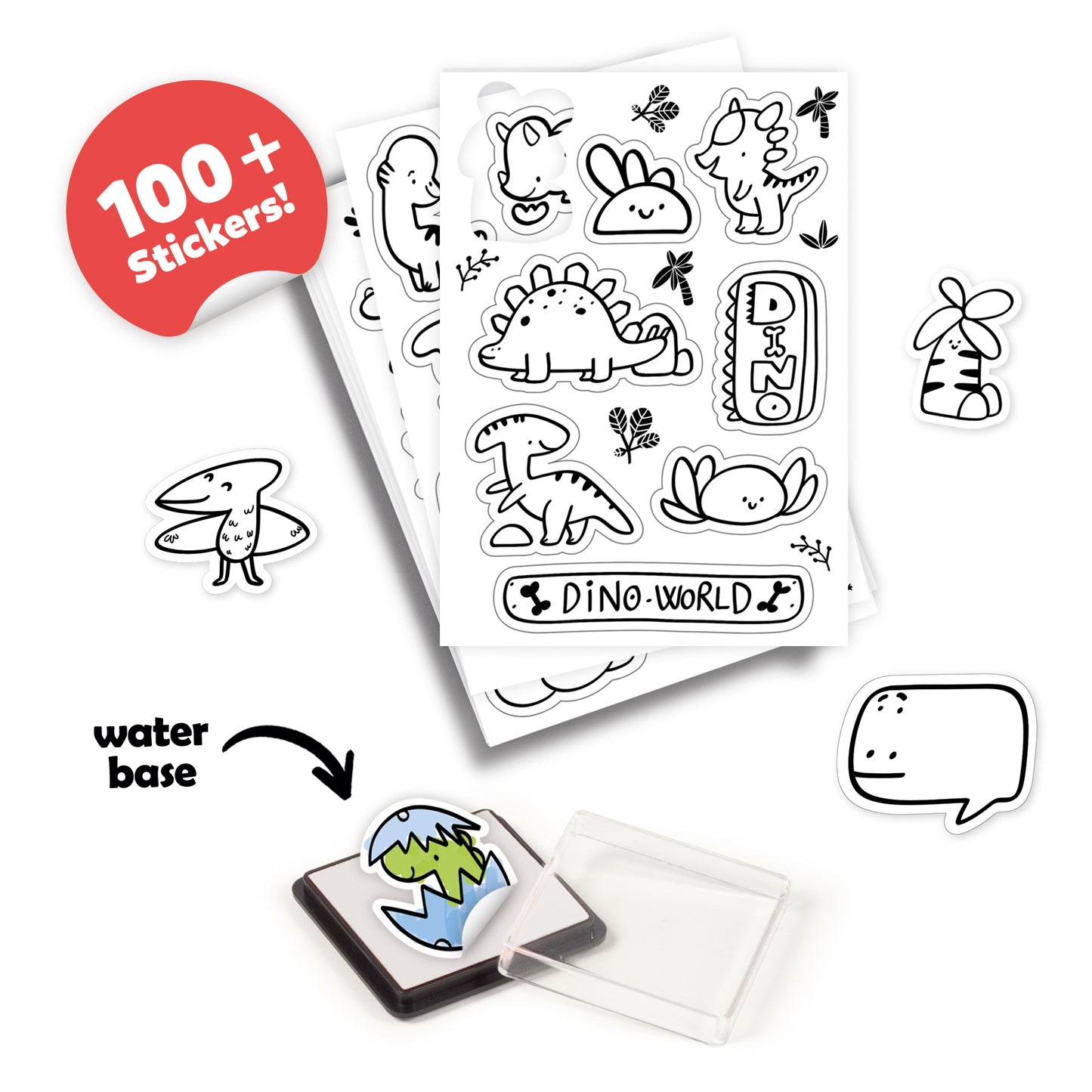 Dessineo Stickers Theme Pack - Dino's