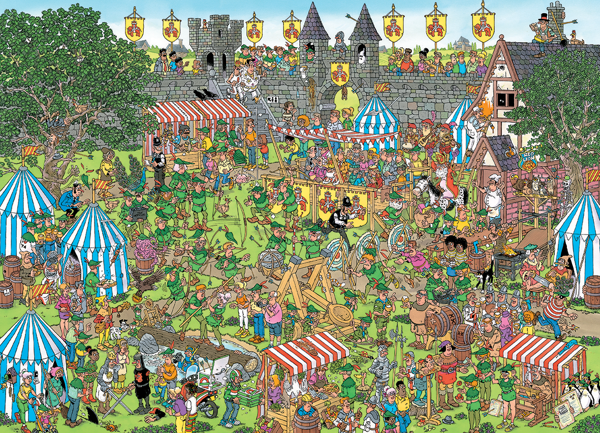Jan van Haasteren - Robin Hood Festival (1500 stukjes)