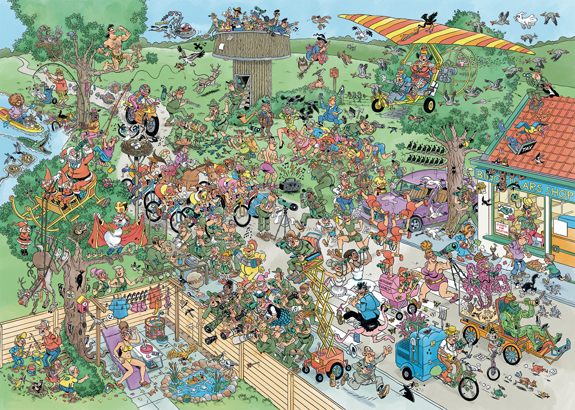 Jan van Haasteren - Vogelkijkdag (1000 stukjes)