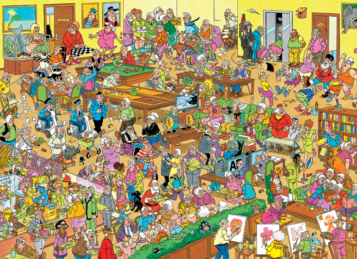 Jan van Haasteren - Het bejaardentehuis (1000 stukjes)