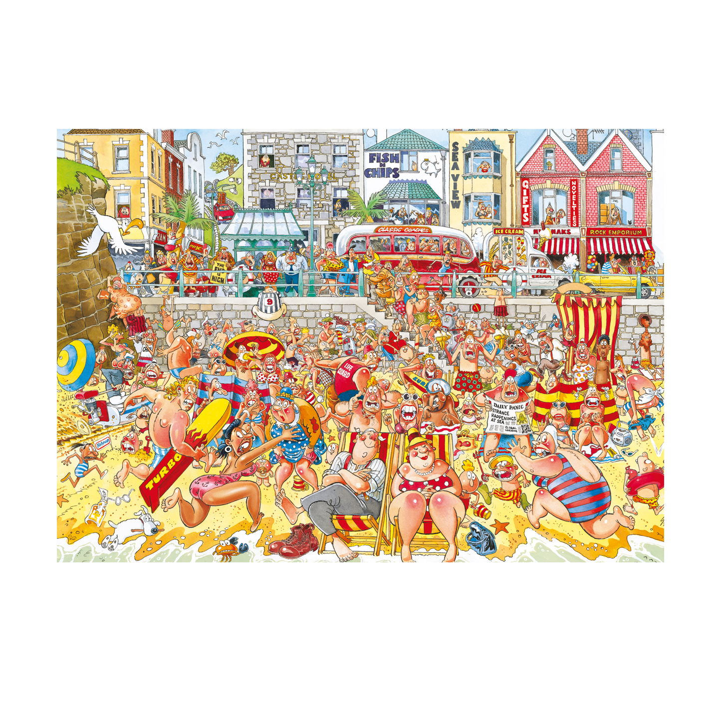 Wasgij Retro Original 8 - High Tide! (1000 pieces)