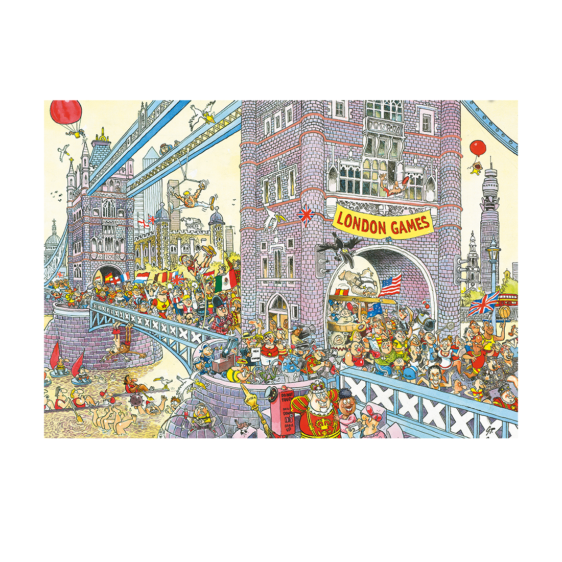 Wasgij Retro Mystery 8 - The Final Hurdle! (1000 pieces)