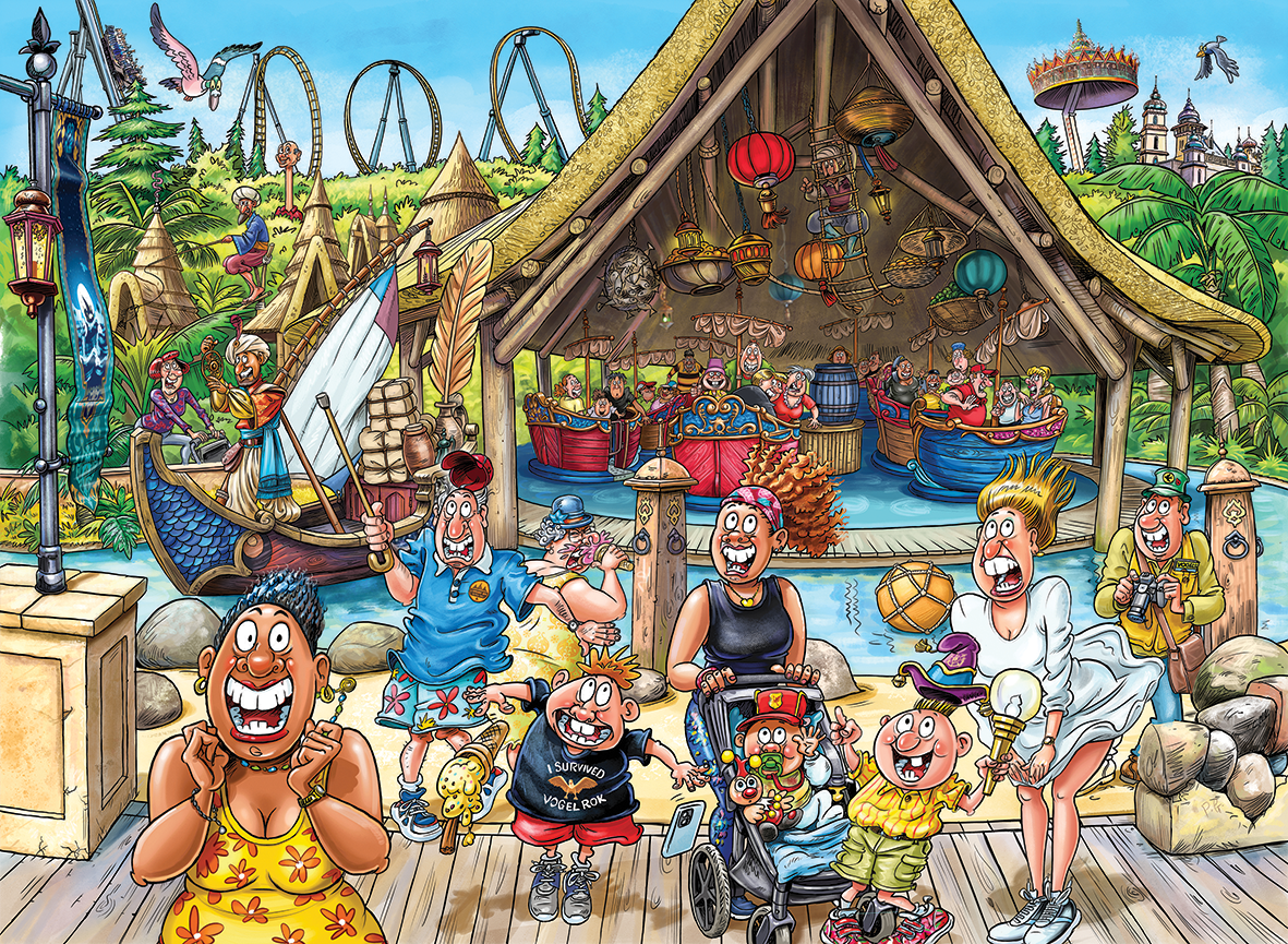 Wasgij Original Efteling - Die Welt von Sindbad! (1000 Teile)