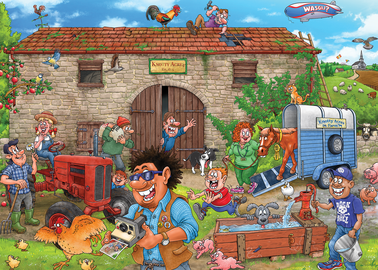 Wasgij Destiny 30 - Harvesting Happiness! (1000 pieces)