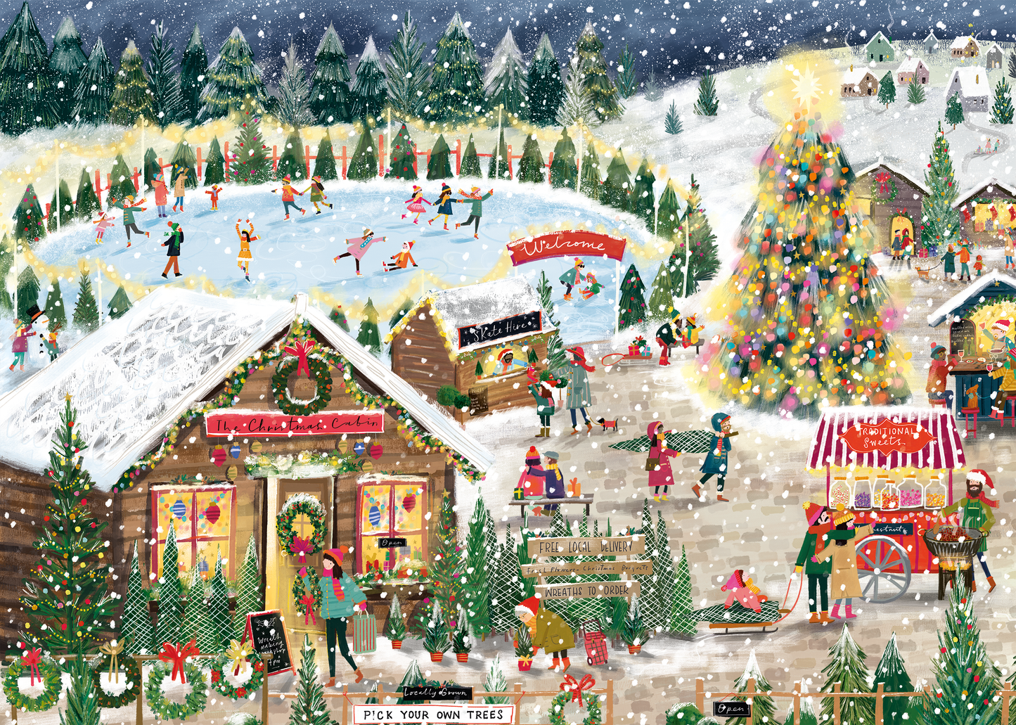 Falcon - Winter Village (1000 pièces)