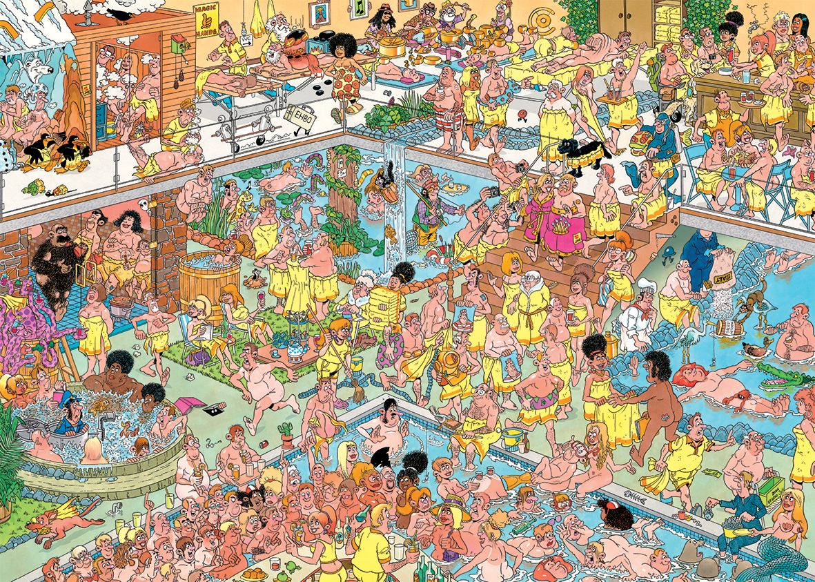 Jan van Haasteren - Chaud devant, chaos dedans (1000 pièces)