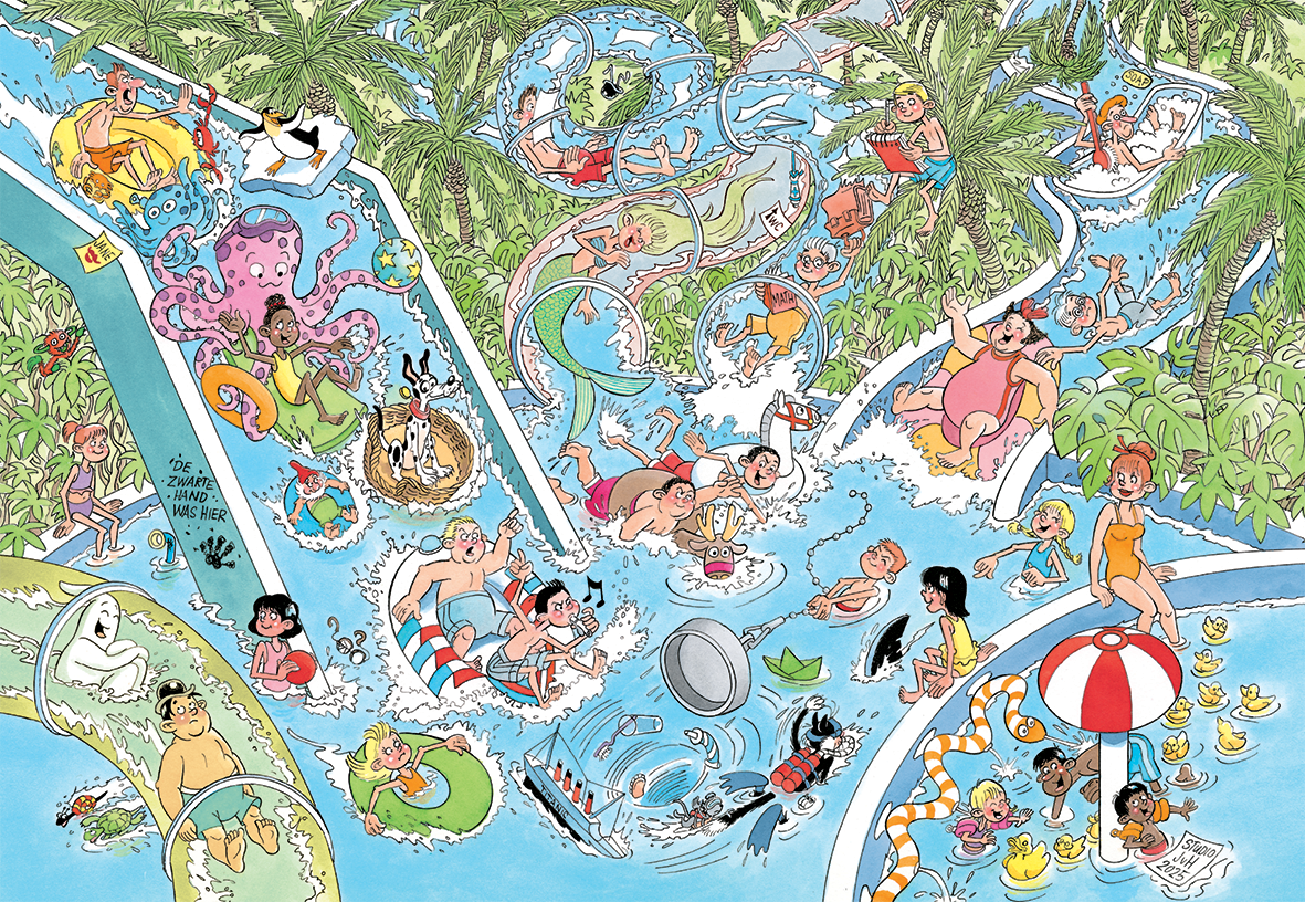 Jan van Haasteren Junior 22 - Waterglijbaan gekte (360 stukjes)