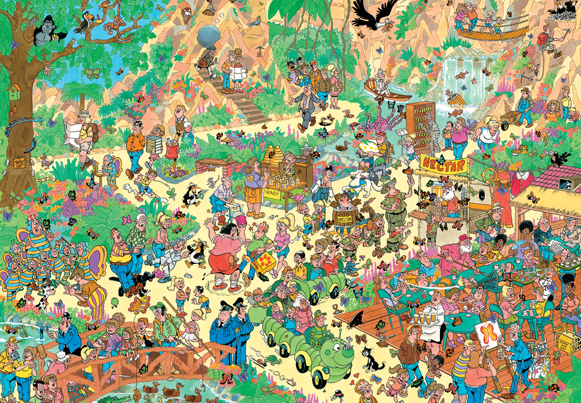 Jan van Haasteren - Joyeux papillons (2000 pièces)