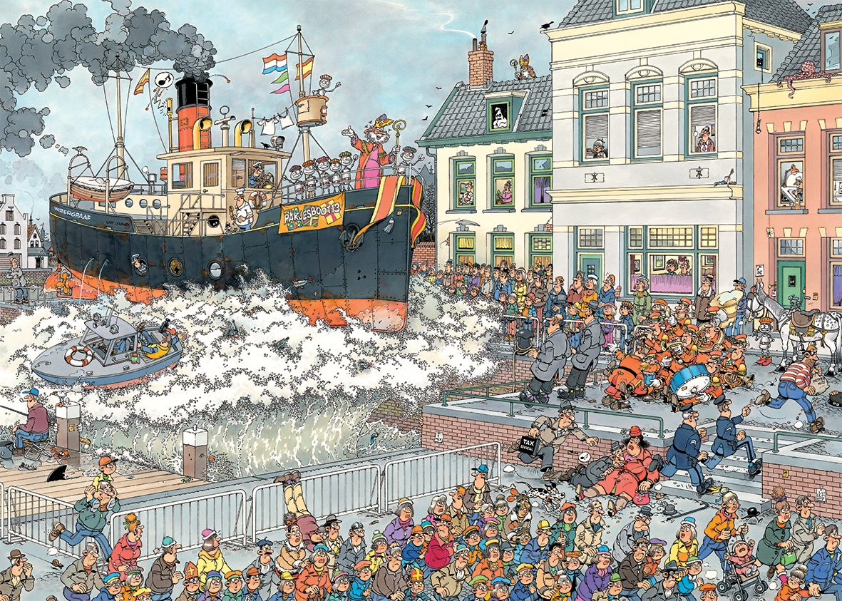 Jan van Haasteren - Sinterklaas Intocht (1000 stukjes)