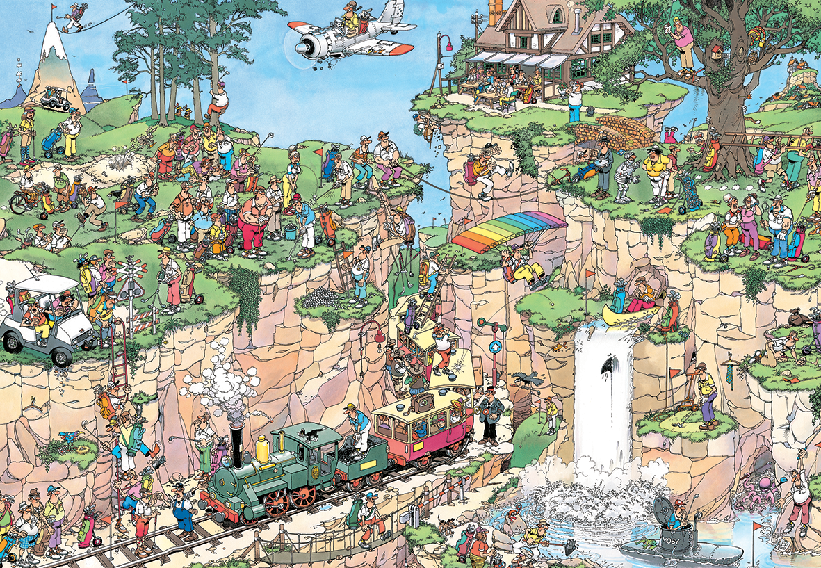 Jan van Haasteren - De Golfbaan (5000 stukjes)