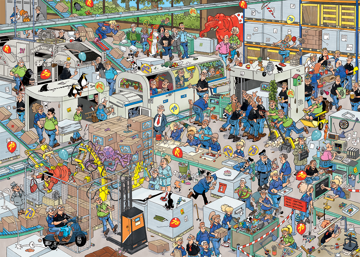 Jan van Haasteren - Puzzle Works (1000 pieces)