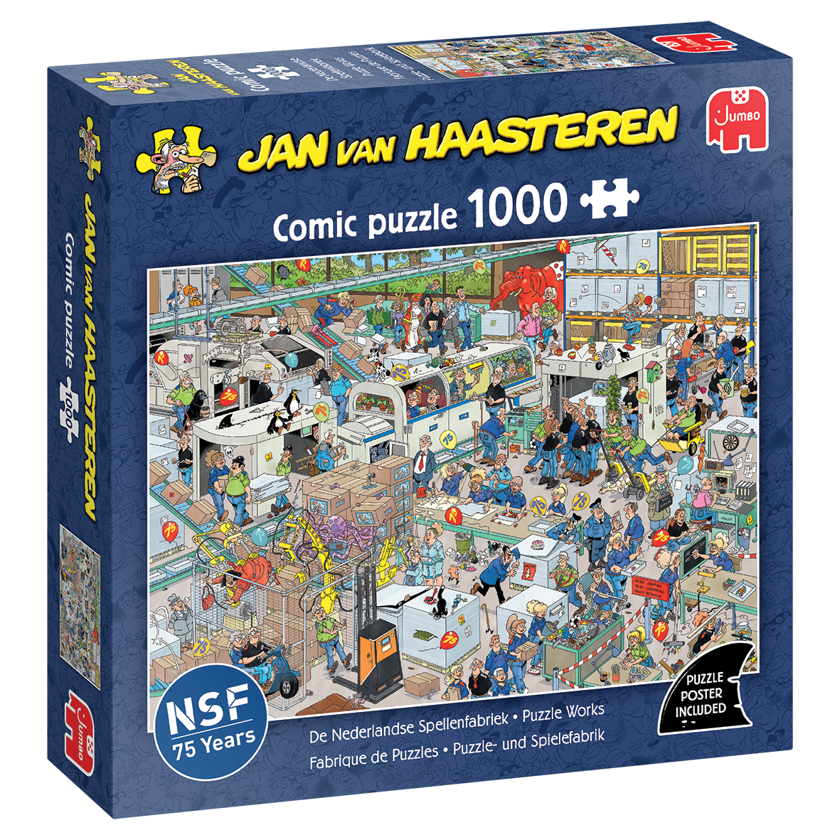 Jan van Haasteren - Puzzle Works (1000 pieces) - Jumboplay.com Jan van Haasteren - Puzzle Works (1000 pieces) - Jumboplay.com