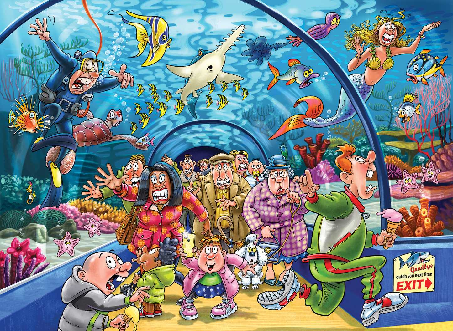 Wasgij Original 43 - Ça sent le poisson ! (1000 pièces)
