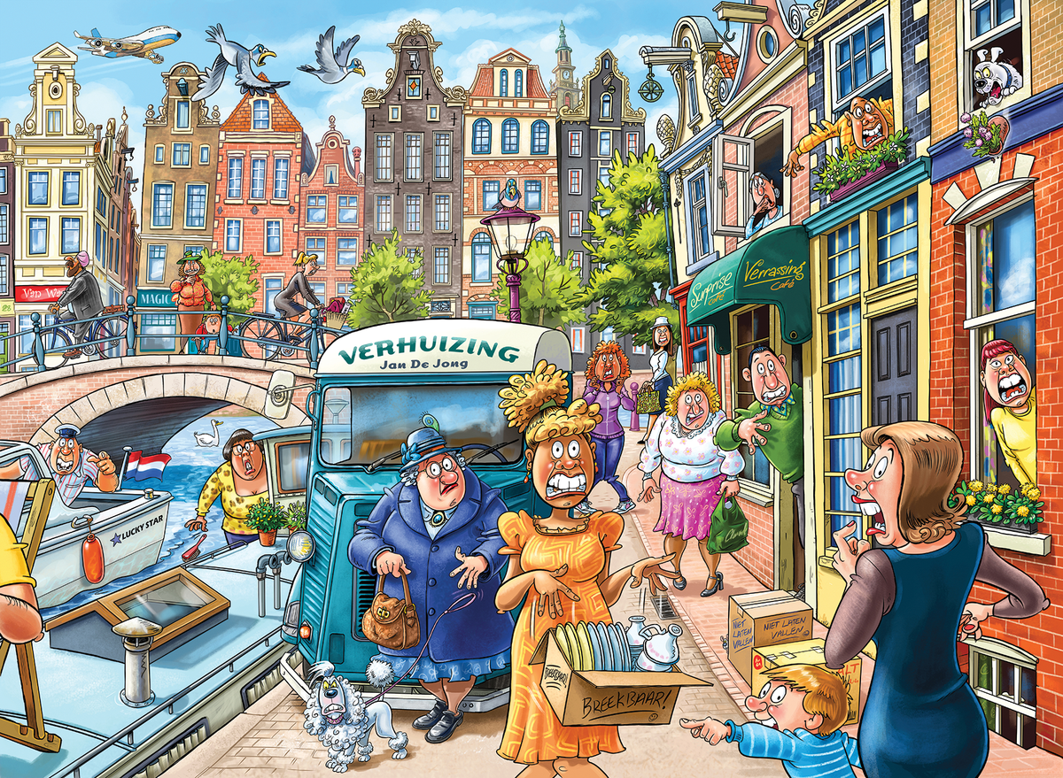 Wasgij Original 45 - Moving Day! (1000 pieces)