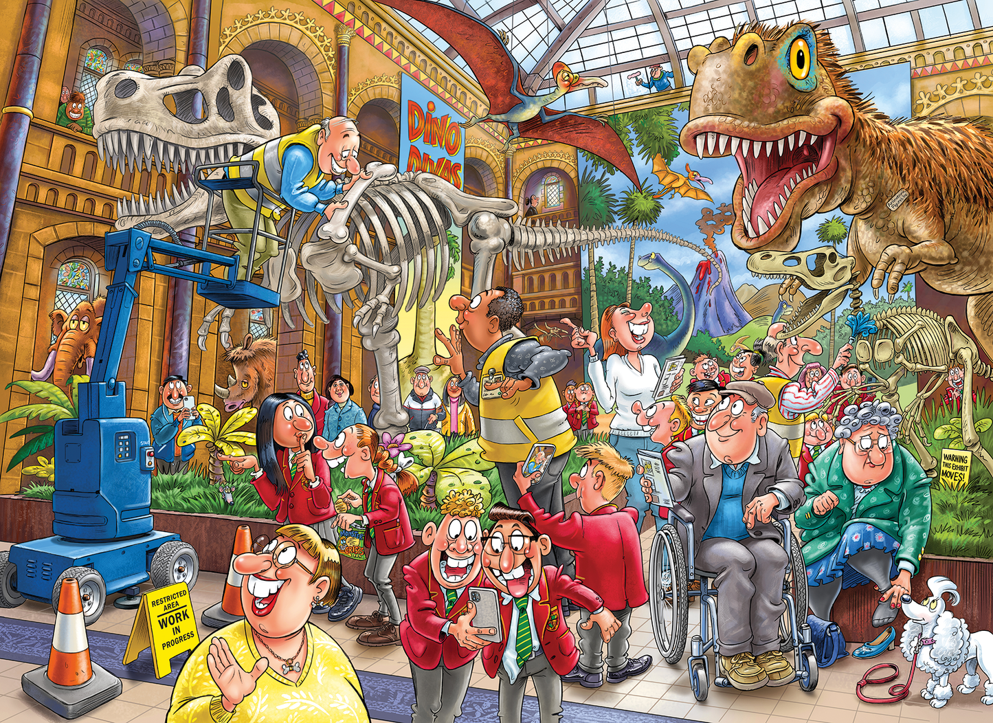 Wasgij Mystery 24 - Blight at the museum! (1000 pieces)
