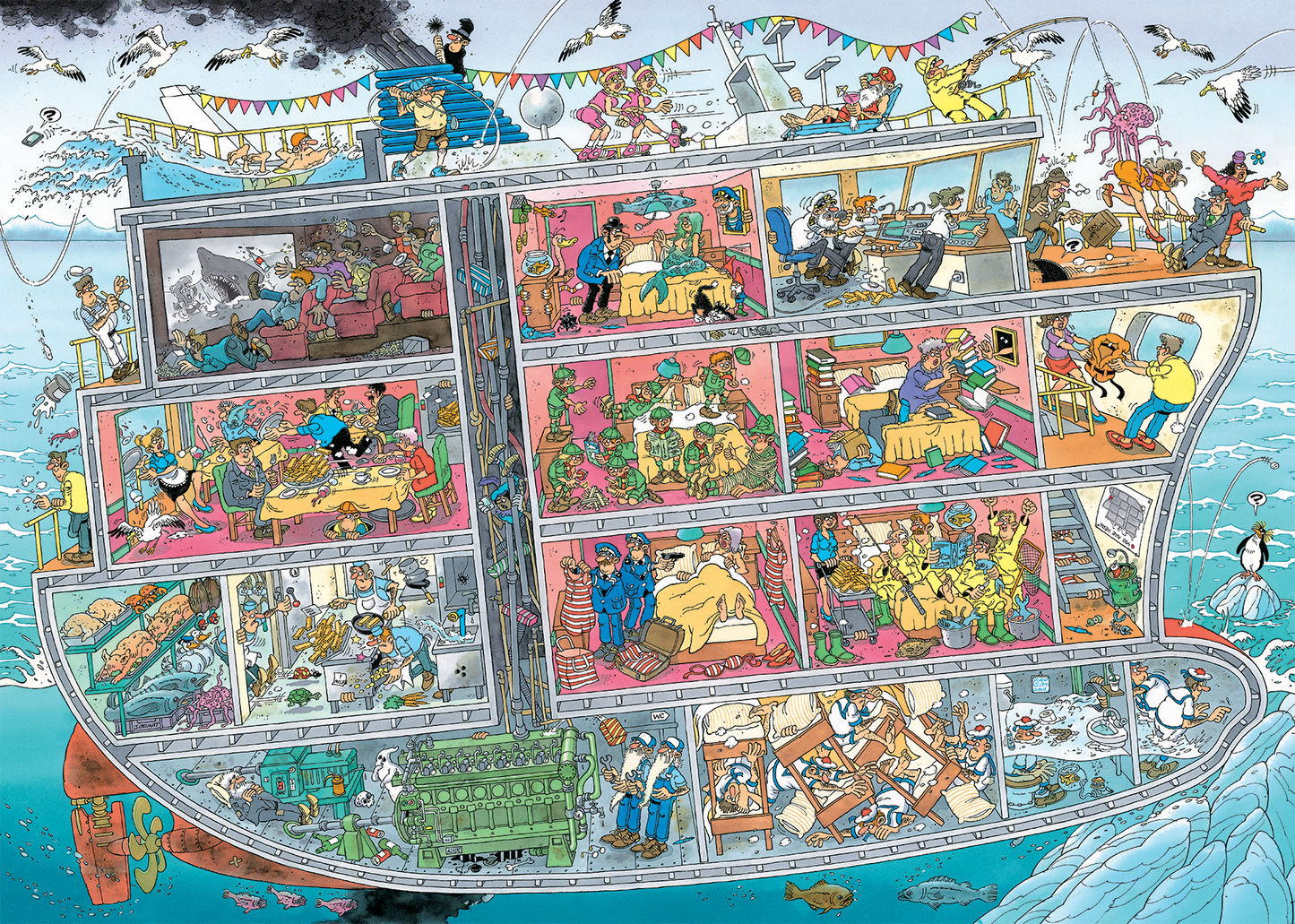 Jan van Haasteren - Kreuzfahrtschiff (1000 Teile)