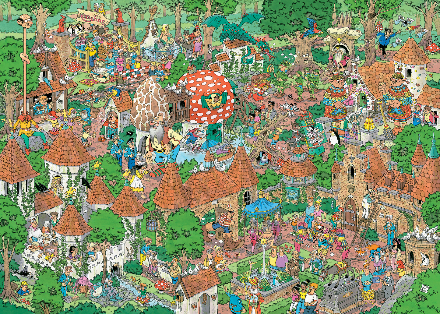 Jan van Haasteren - Efteling Sprookjesbos (1000 pieces)