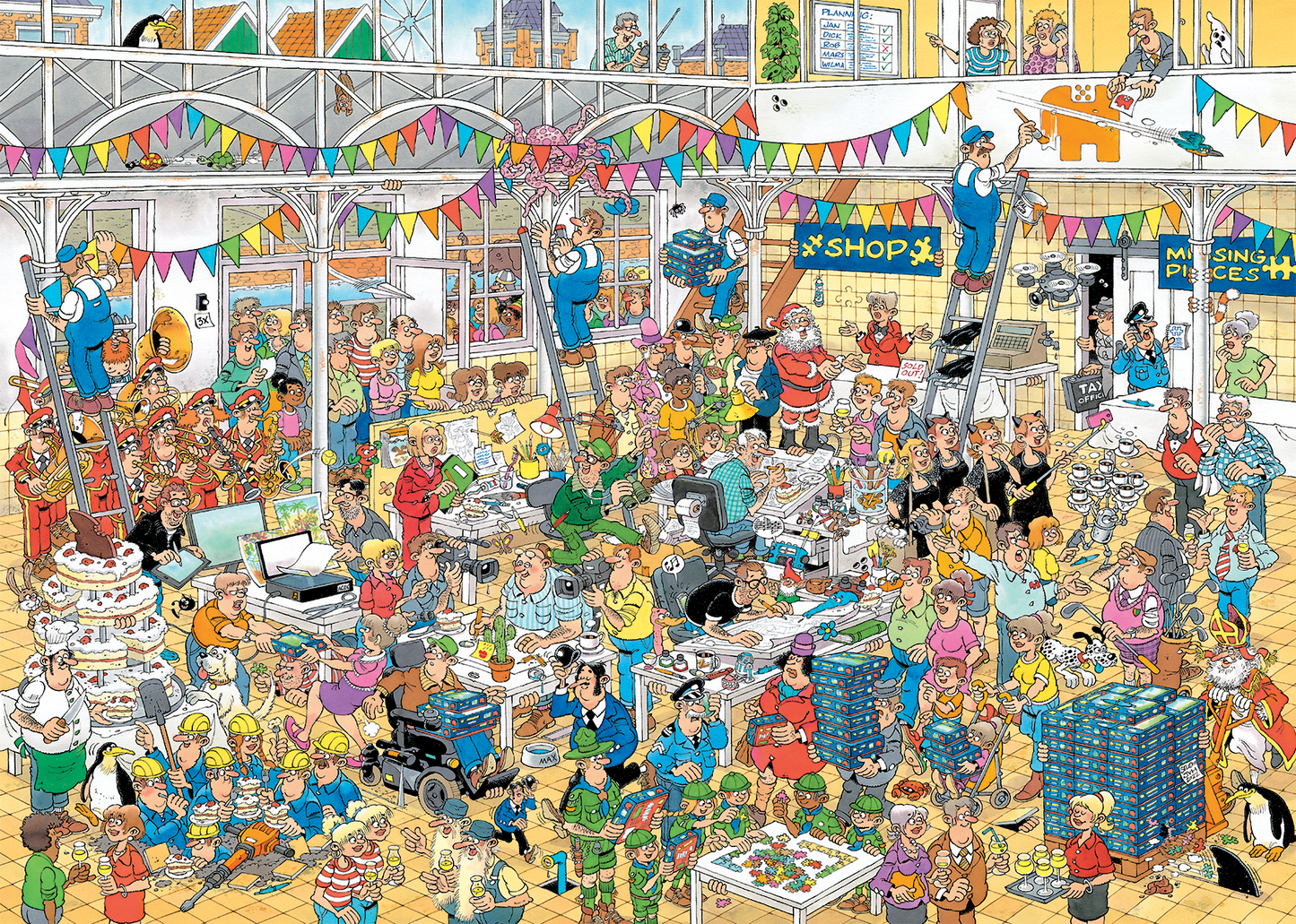 Jan van Haasteren - Studio 10 Jaar - 1000 Stukjes