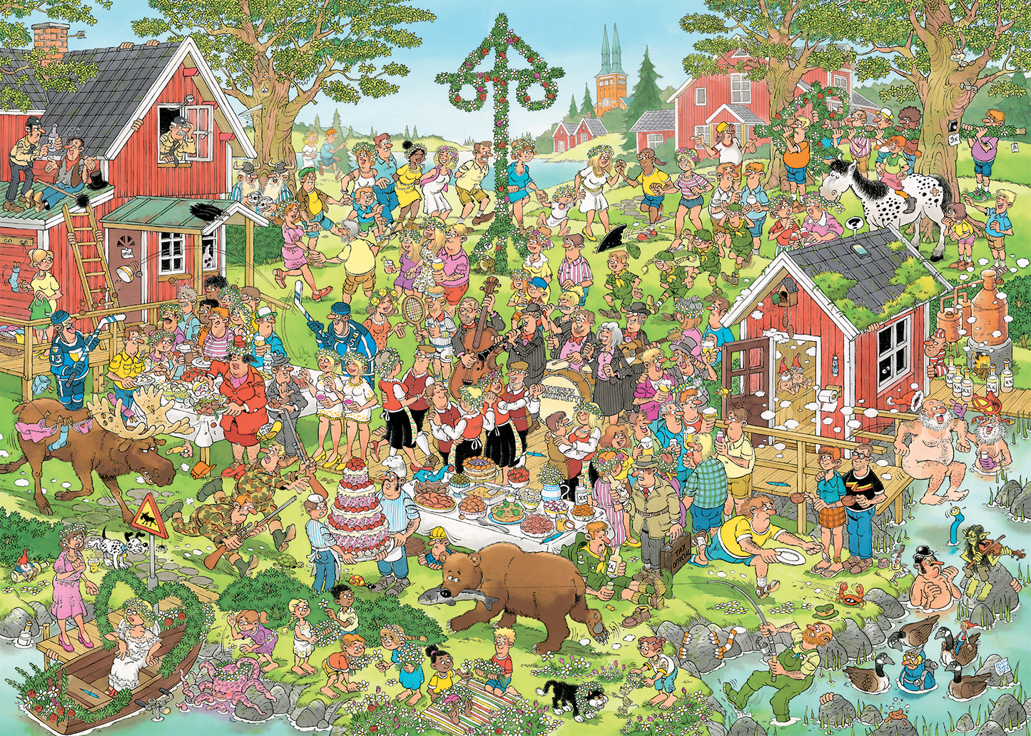 Jan van Haasteren - Midzomerfeest - 1000 stukjes