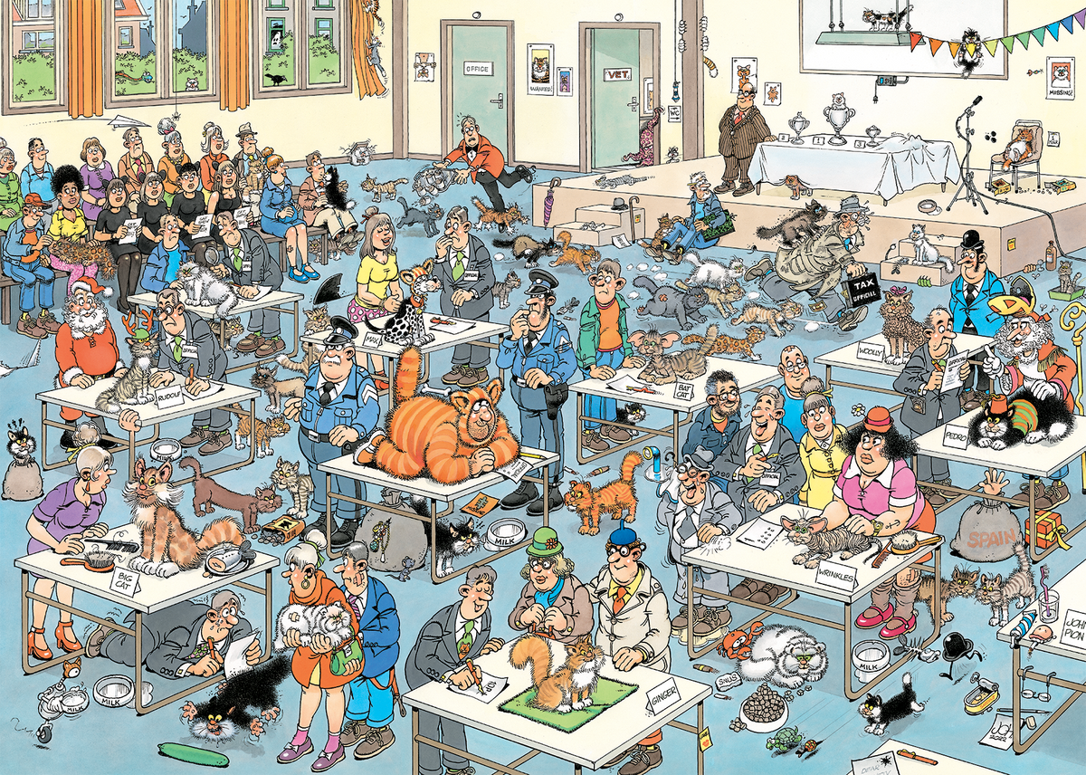 Jan van Haasteren - Die Katzenshow (1000 Teile)