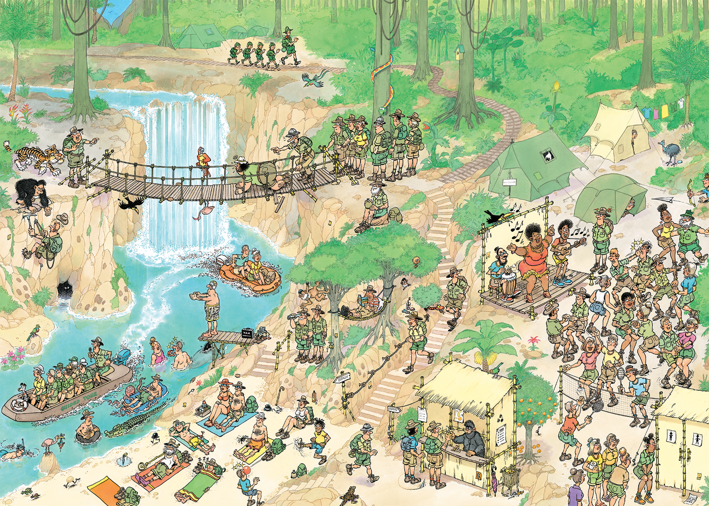 Jan van Haasteren - Bienvenue dans la Jungle (1000 pièces)