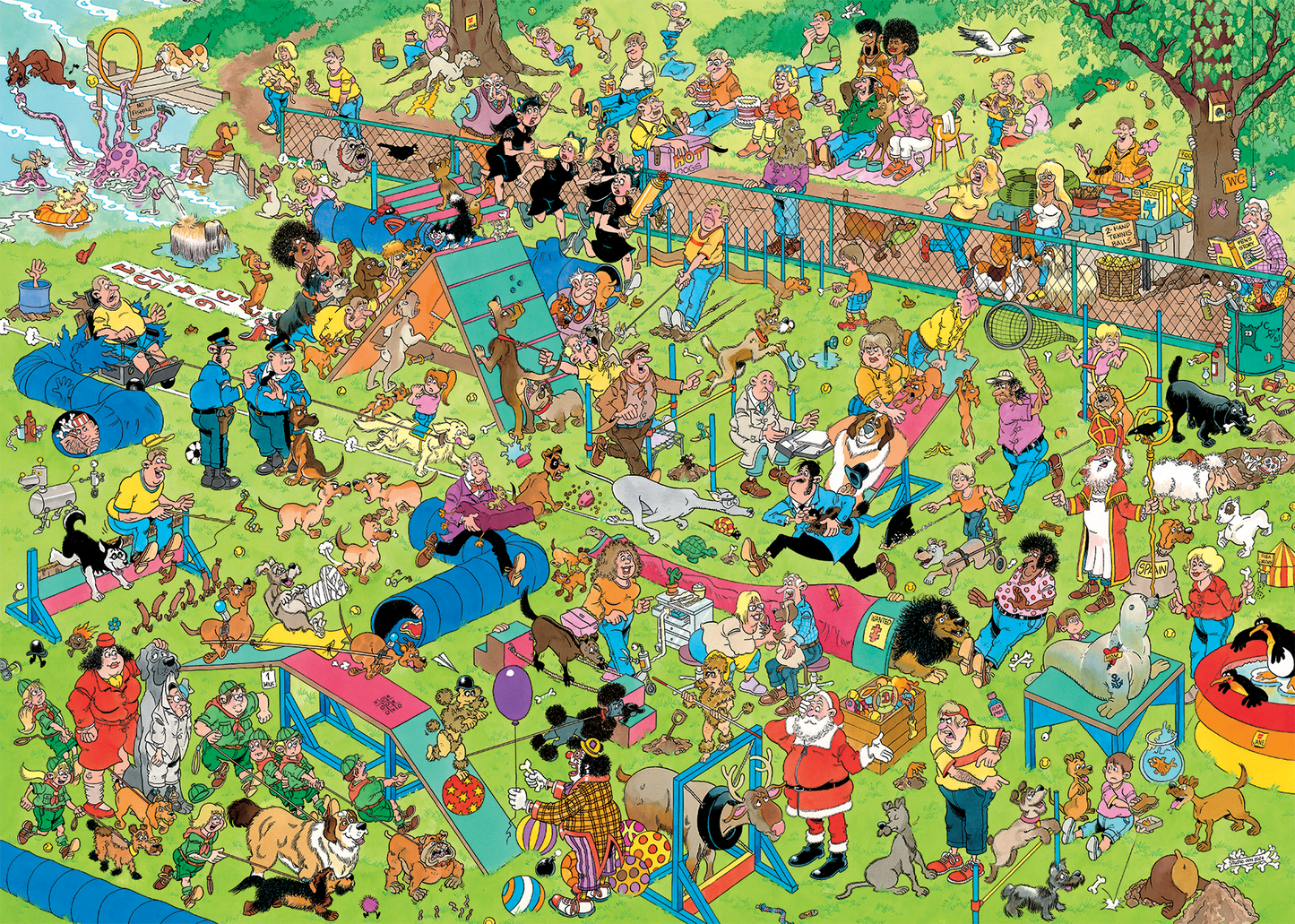 Jan van Haasteren - Dog Parkour (1000 pieces)