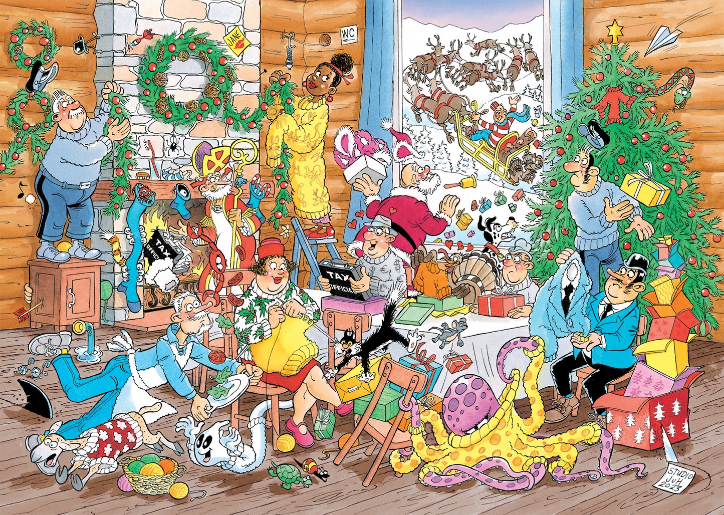 Jan van Haasteren - Kerstkriebels (500 stukjes)