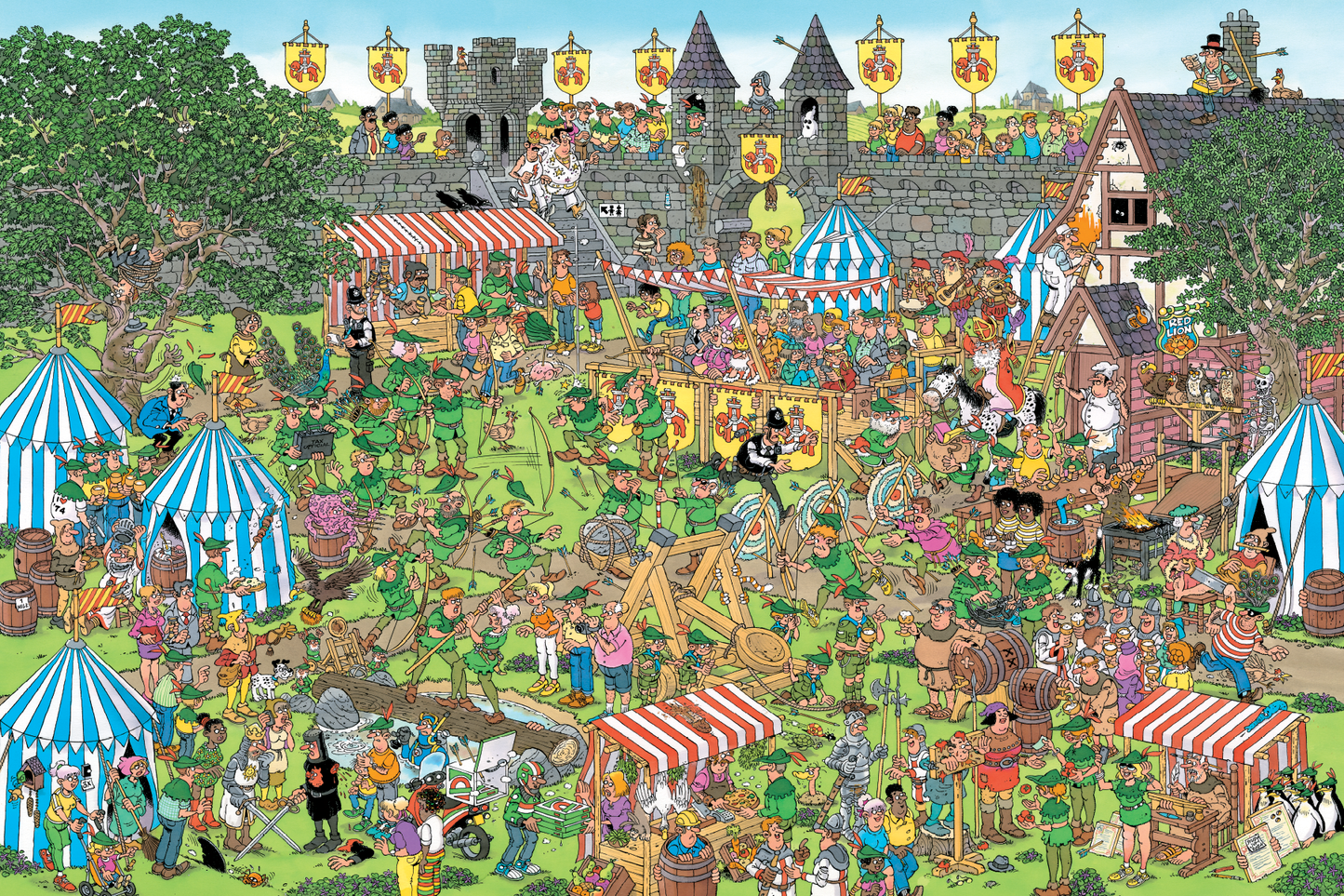 Jan van Haasteren - Robin Hood Festival (1500 stukjes)