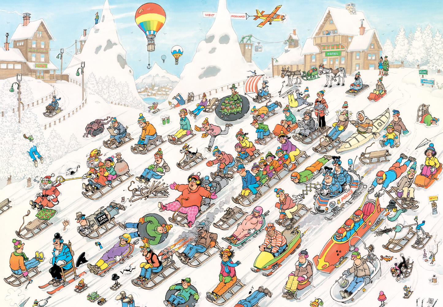 Jan van Haasteren - Van onderen (2000 stukjes)