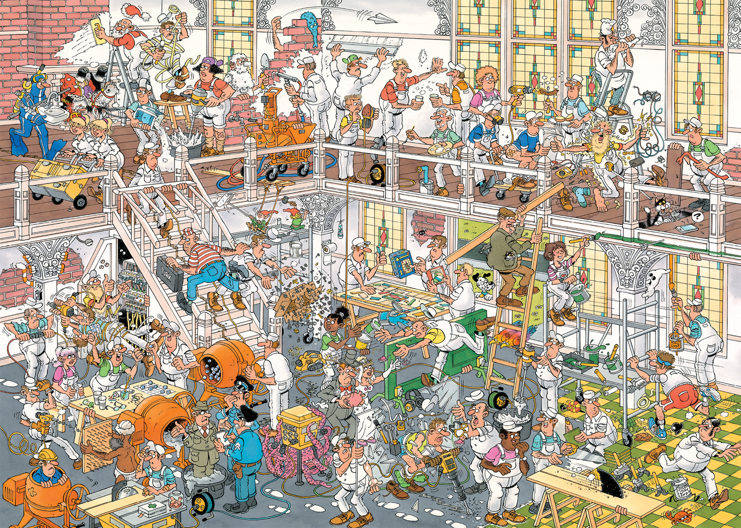 Jan van Haasteren - De verbouwing & De bouwmarkt (2x1000 stukjes)