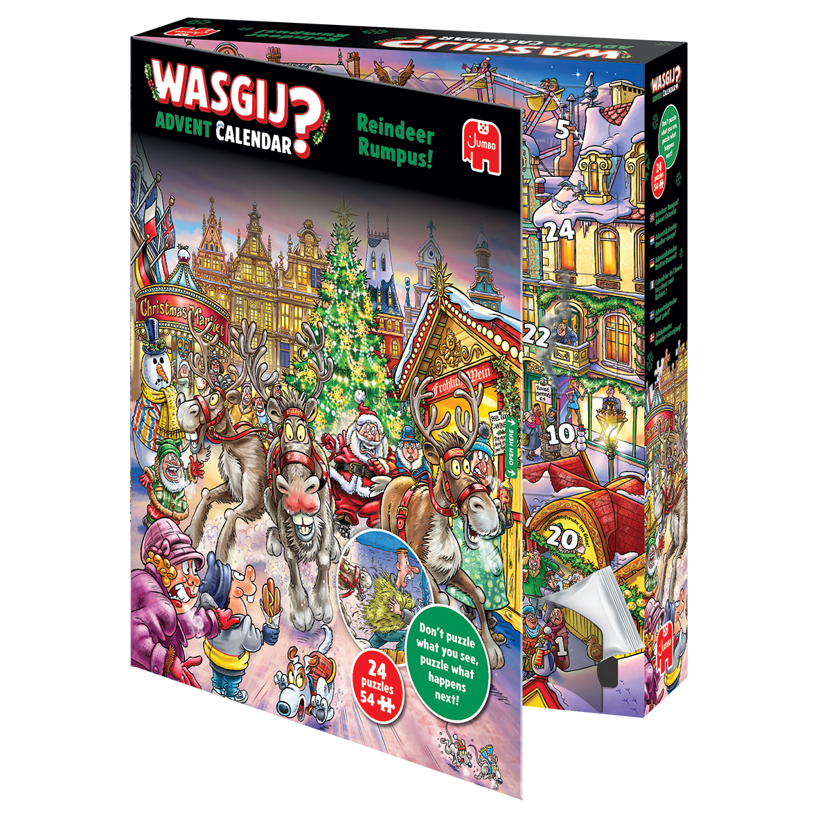Wasgij Christmas Advent Calendar - Reindeer Rumpus!
