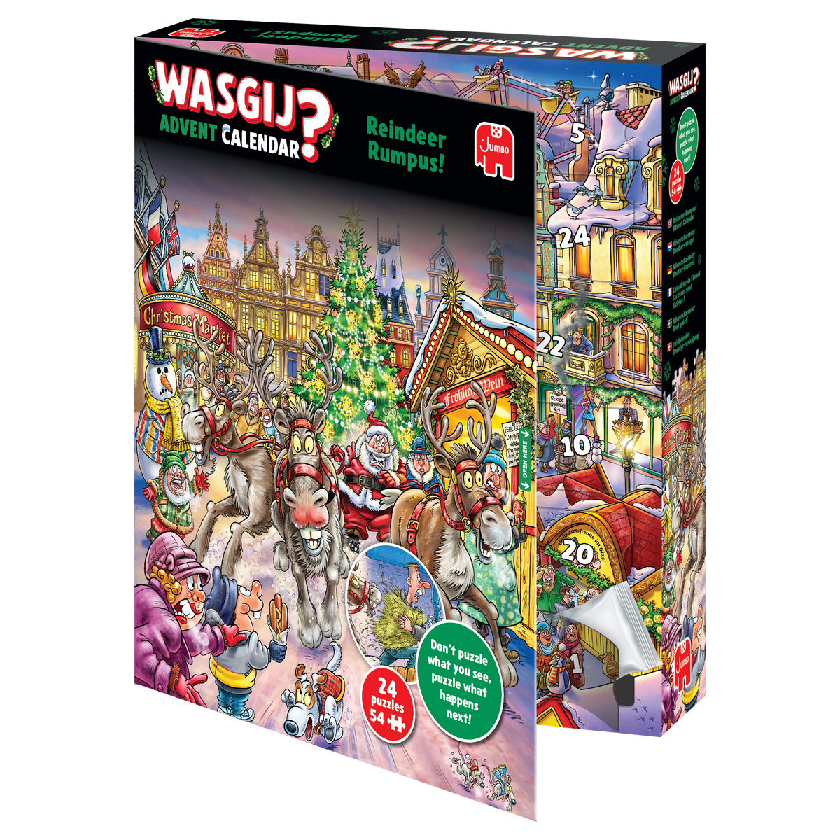 Wasgij Christmas Advent Calendar - Reindeer Rumpus!