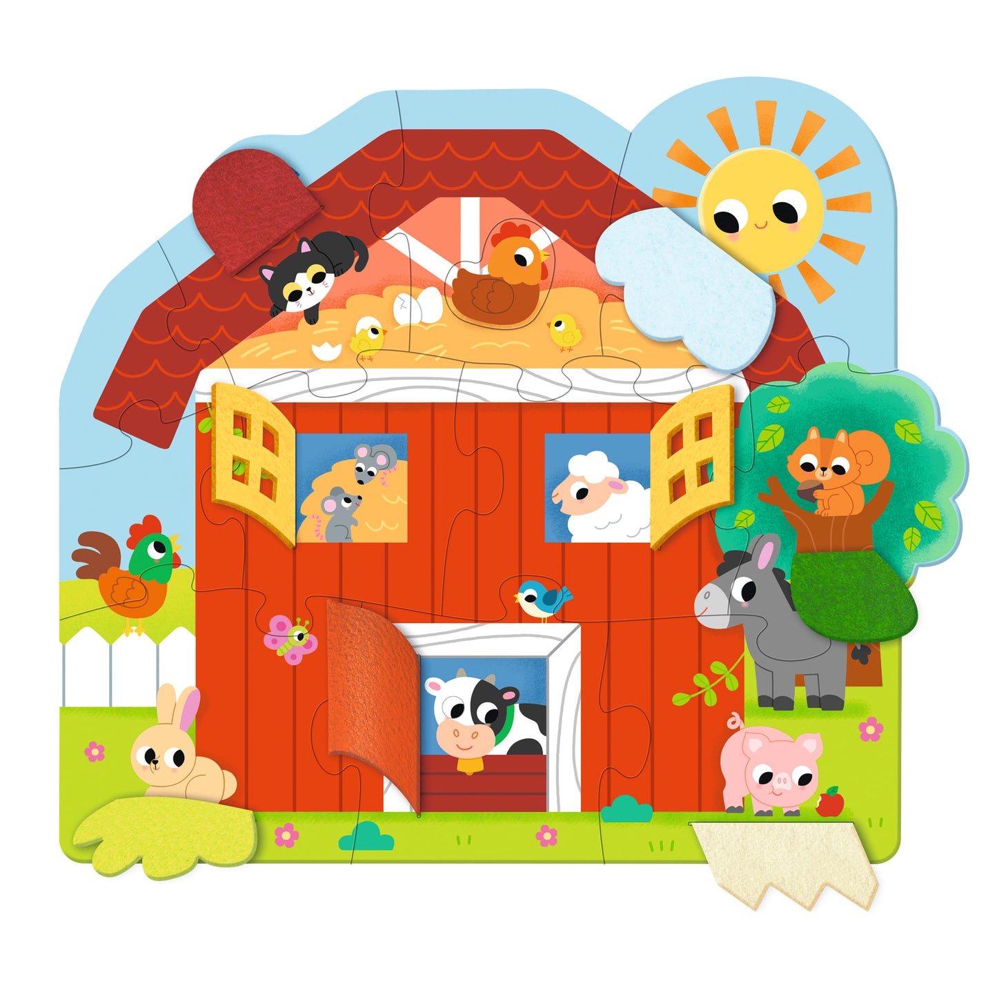 Puzzle XXL Granja Sorpresa