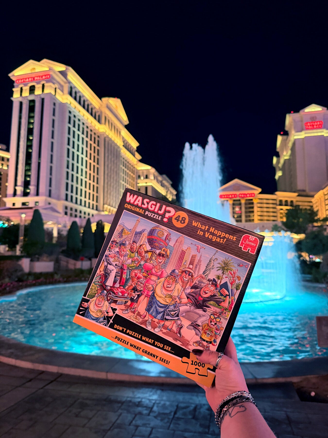 Wasgij Original 48 - Ce qui se passe à Vegas ! (1000 pièces)