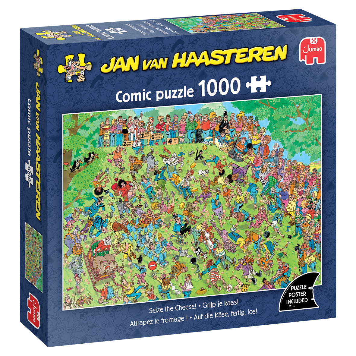 Jan van Haasteren - Seize the Cheese! (1000 pieces) - Jumboplay.com Jan van Haasteren - Seize the Cheese! (1000 pieces) - Jumboplay.com
