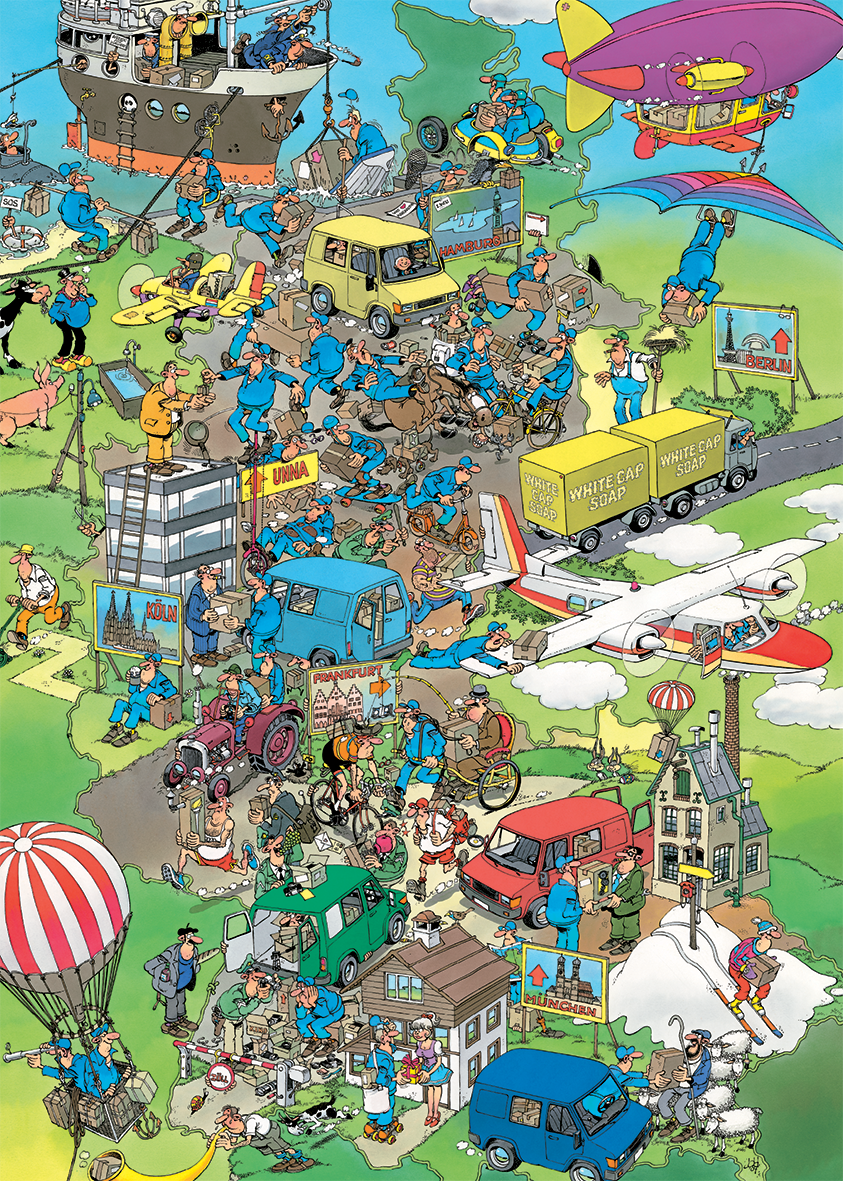 Jan van Haasteren Oldtimer - Livraison Chaotique (1000 pieces)