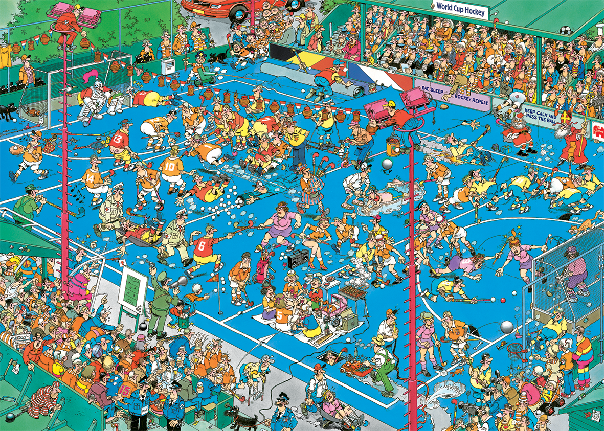 Jan van Haasteren - Hockey Kampioenschappen (1000 stukjes)