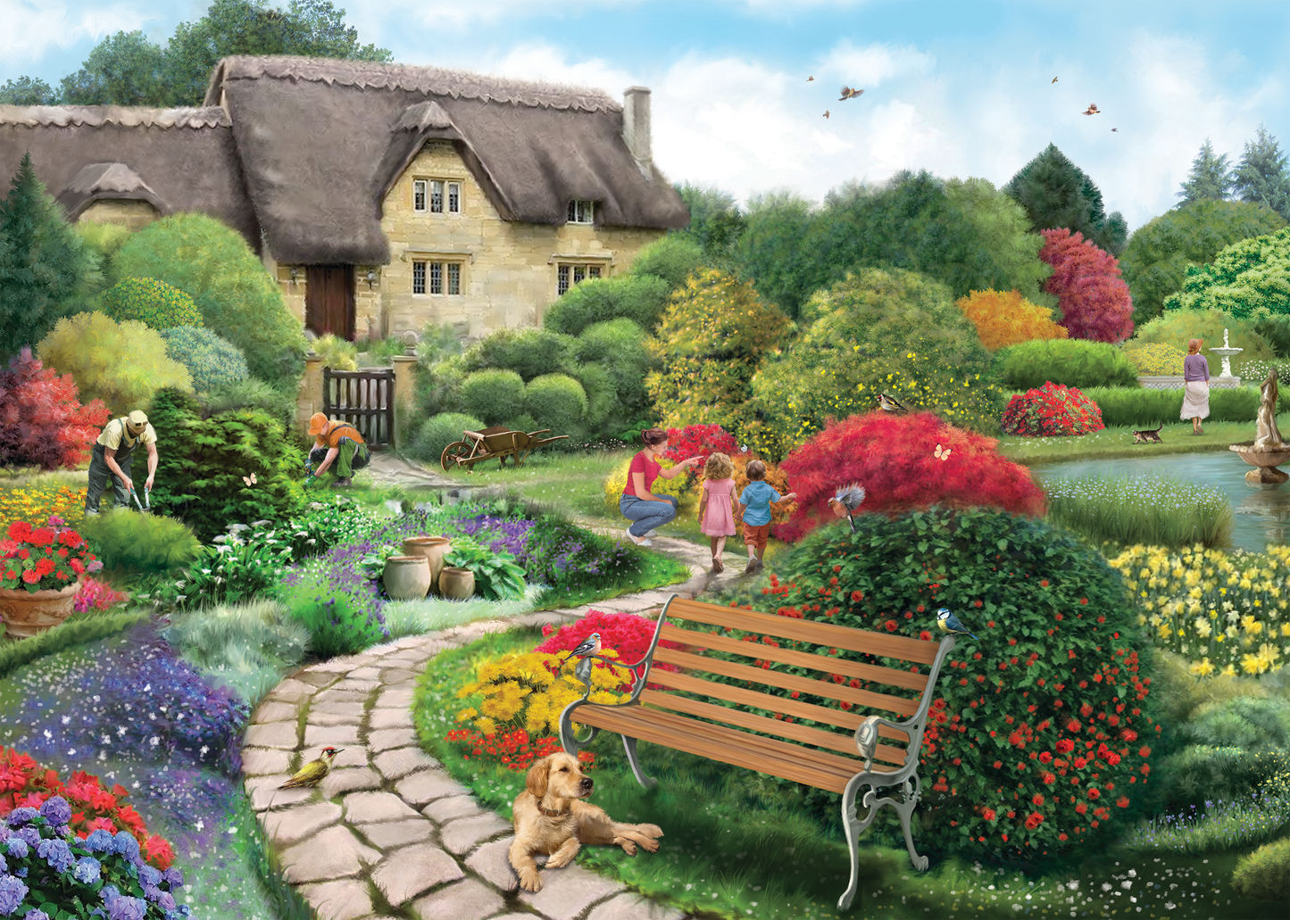 Falcon - Cottage Gardens (1000 pieces)