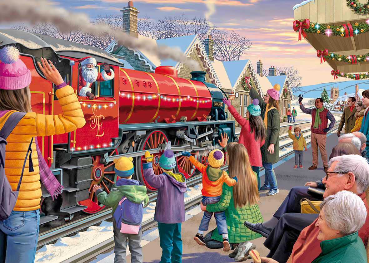 Falcon - The Festive Express (500XL stukjes)